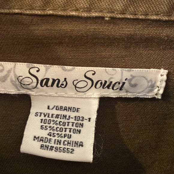 San Souci two tone jacket size large - Picture 2 of 6